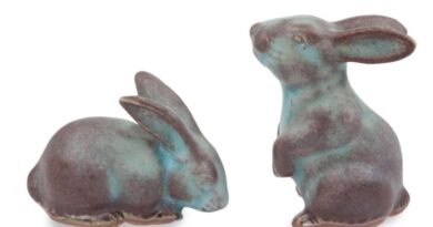 Rabbits figurines