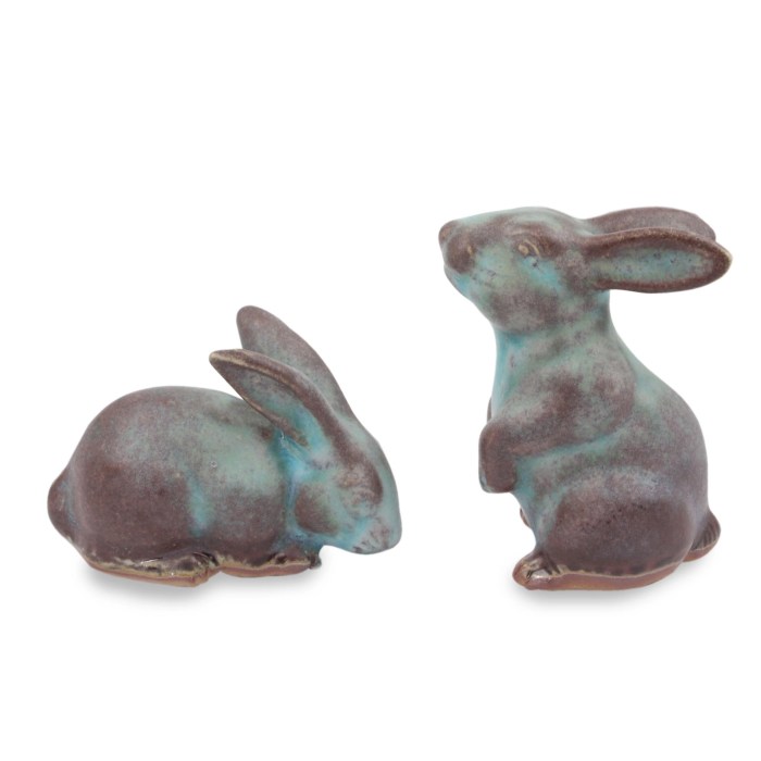 Rabbits figurines