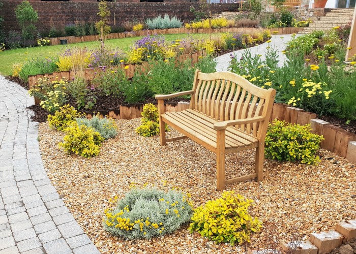 Sitzecken im garten gestalten